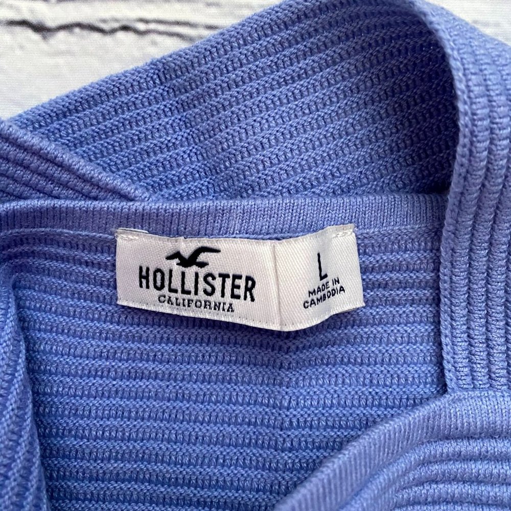 Hollister Ribbed Square-Neck Crop Tank - Picture 3 of 8